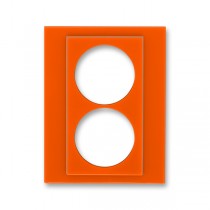 ND5513H-A2223 66  Díl výměnný pro kryt zásuvky dvojnásobné, oranžová